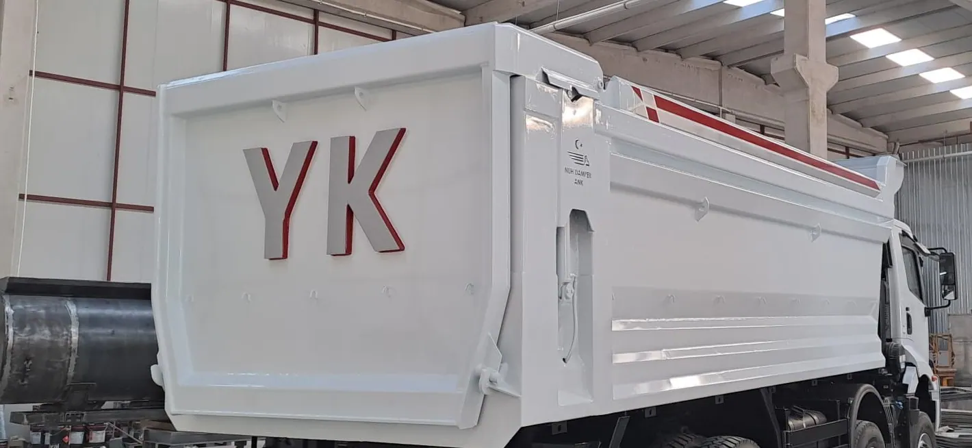 Beyaz hafriyat damper kasası