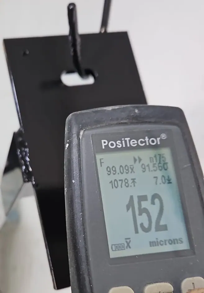 PosiTector ile 152 mikron kuru film kalınlığı ölçümü